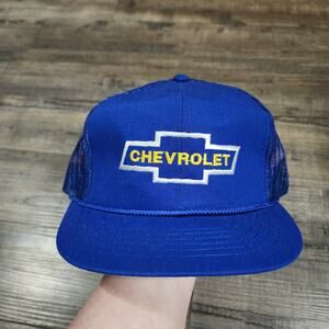 Blue Chevrolet Cap snapback hat cb
